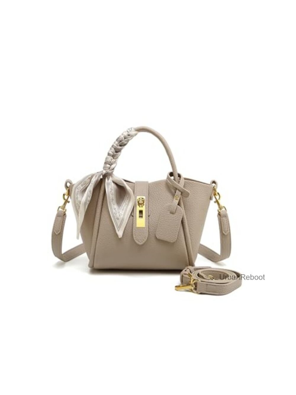 Women's Crossbody Bag Satchel Synthetic Leather Adjustable Strap Small Handbag
